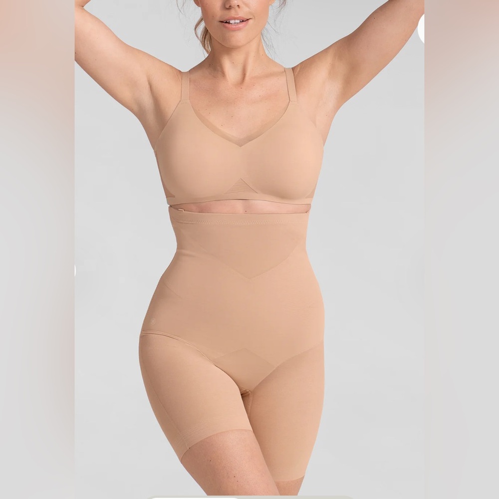 Honeylove SuperPower Short Compression Shapewear Beige Size 2X Base Layer